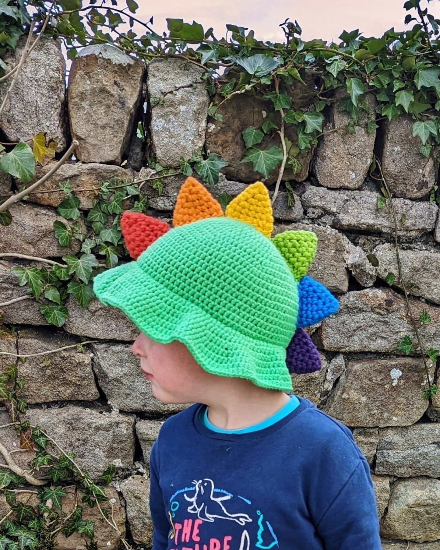 Dino Bucket Hat Crochet Pattern