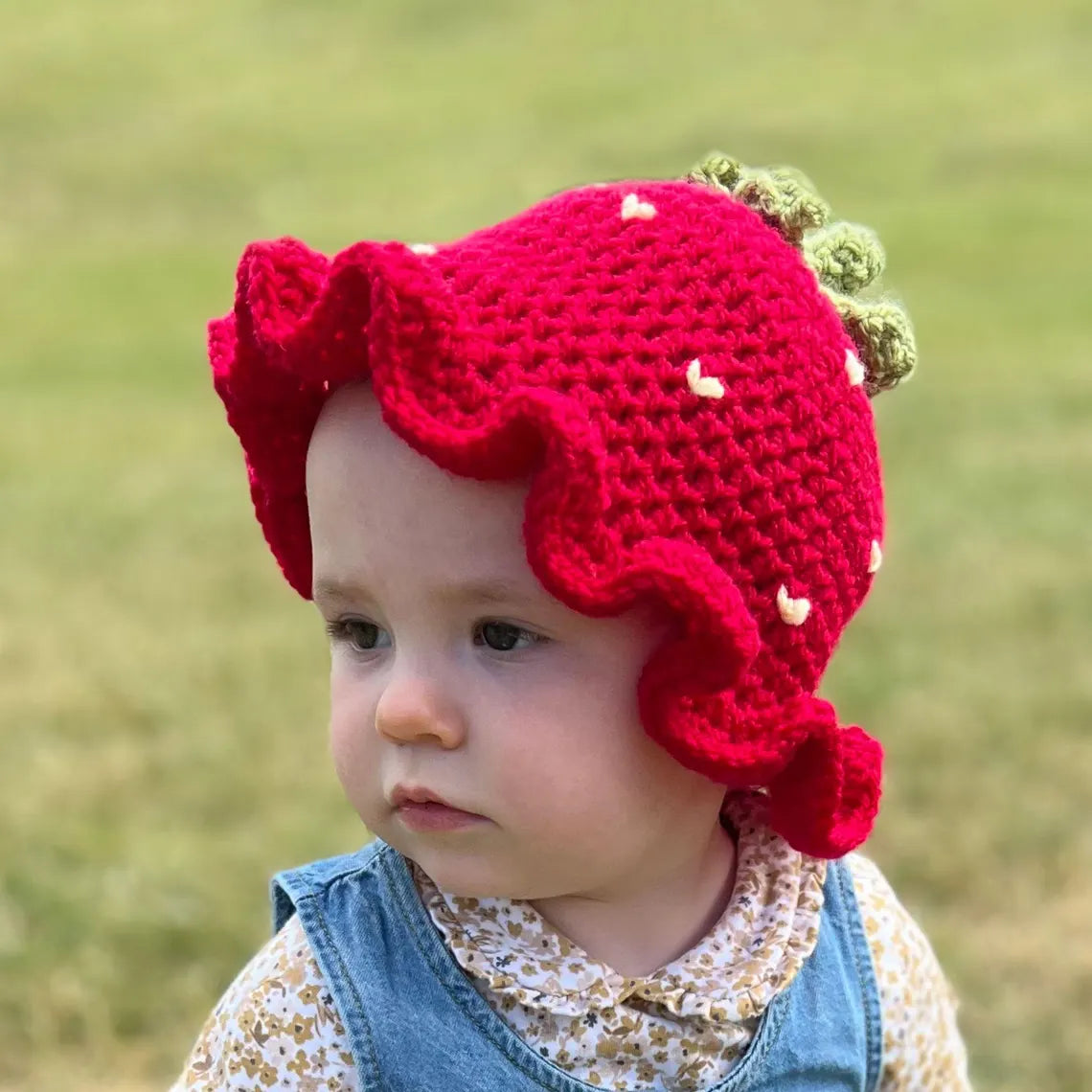 Strawberry Baby Outfit Crochet Pattern
