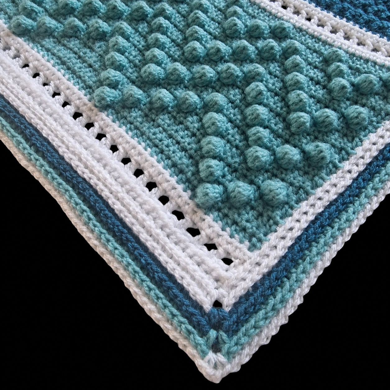 Dinosaur Bobble Blanket Crochet Pattern