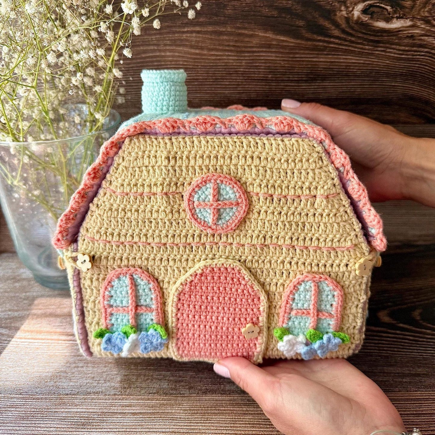 Blossom Bunny Cottage Crochet Pattern