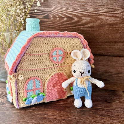 Blossom Bunny Cottage Crochet Pattern