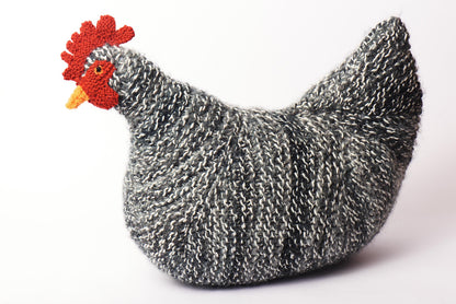 Black & White Chicken Knitting Pattern
