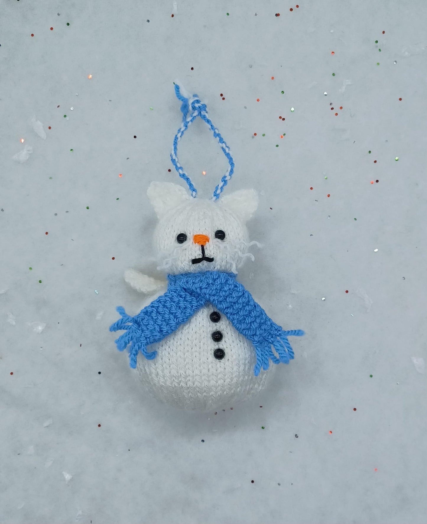Cat Bauble Ornaments Knitting Pattern