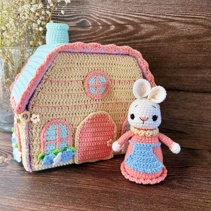 Blossom Bunny Cottage Crochet Pattern