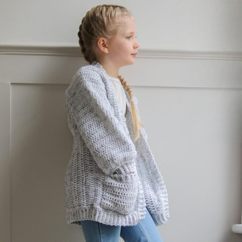 Easy Children's Cardigan Crochet Pattern