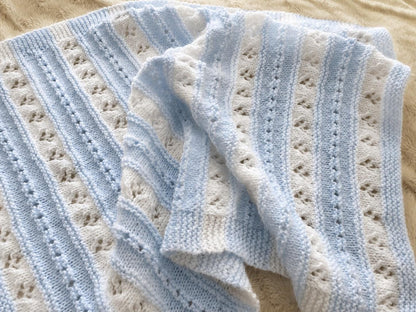 Alana Baby Blanket Knitting Pattern