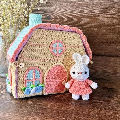 Blossom Bunny Cottage Crochet Pattern