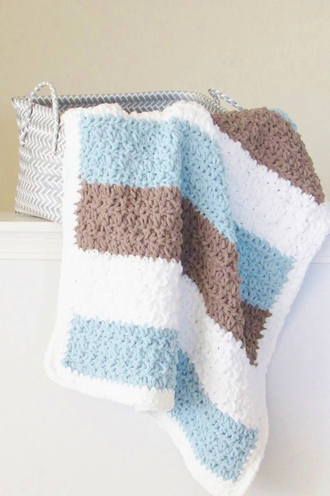4 Hour Crochet Blanket Pattern