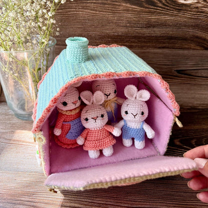 Blossom Bunny Cottage Crochet Pattern
