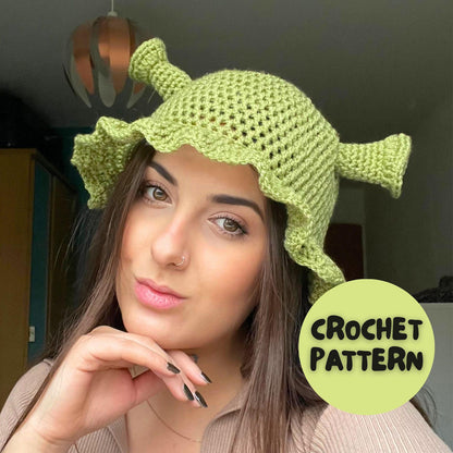 Baby Ogre Bucket Hat Crochet Pattern