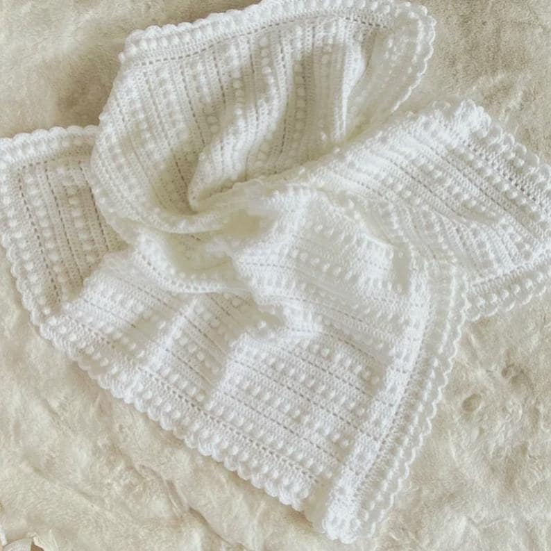 Easy Stitch Baby Blanket Crochet Pattern