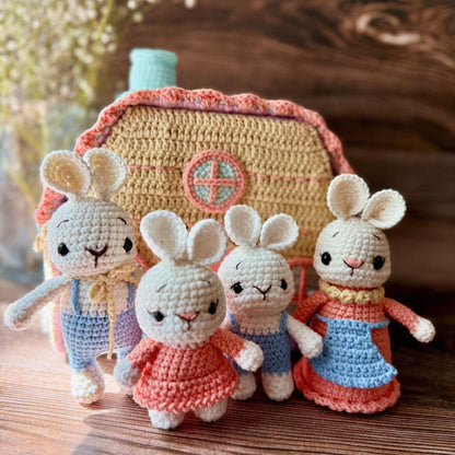 Blossom Bunny Cottage Crochet Pattern