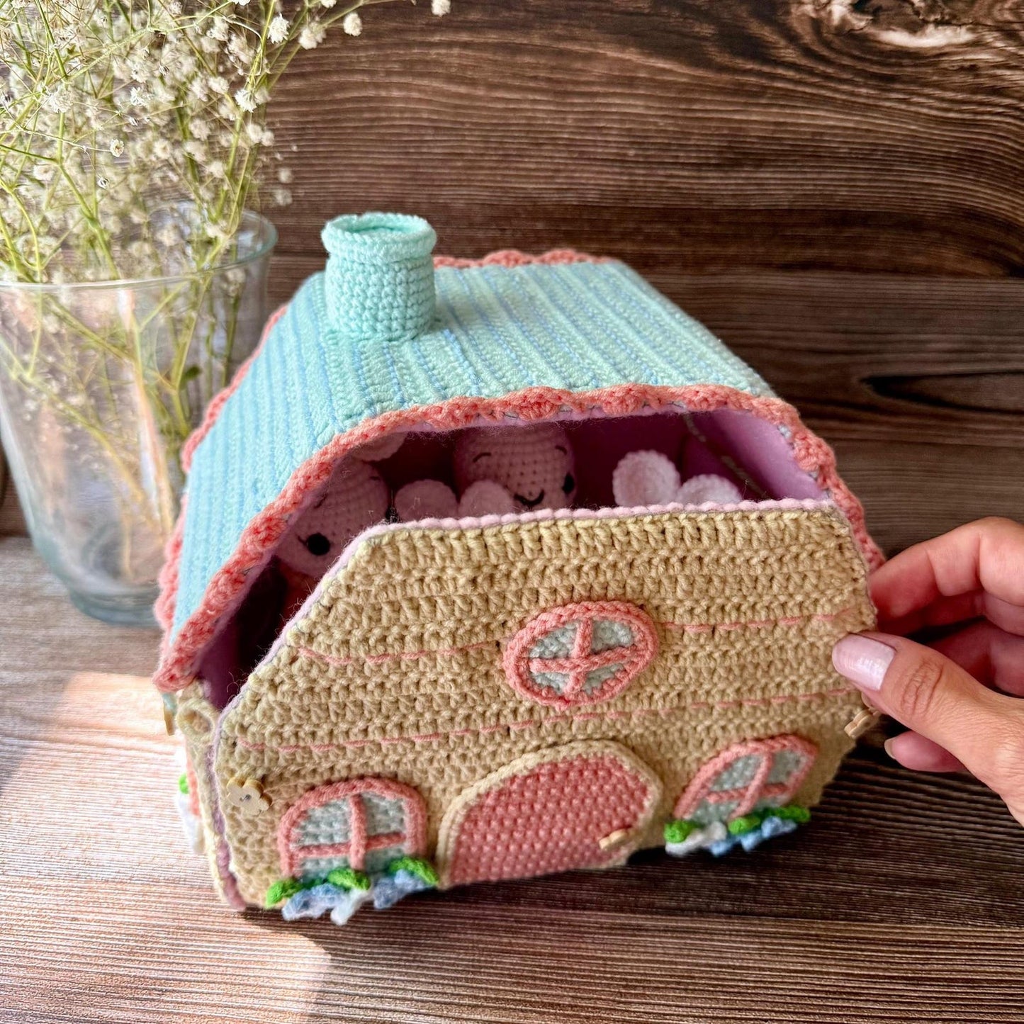 Blossom Bunny Cottage Crochet Pattern