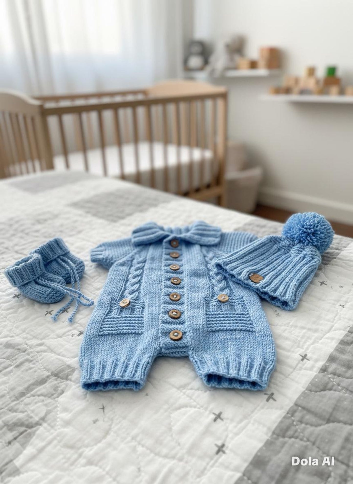 Acorn Romper Knitting Pattern