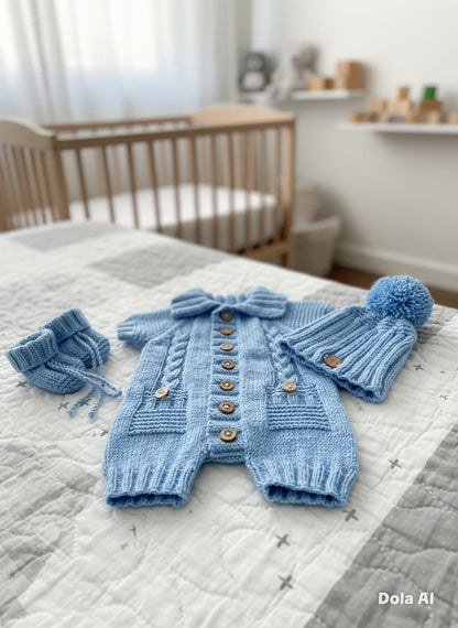Acorn Romper Knitting Pattern