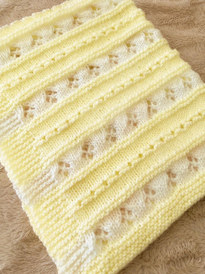 Alana Baby Blanket Knitting Pattern