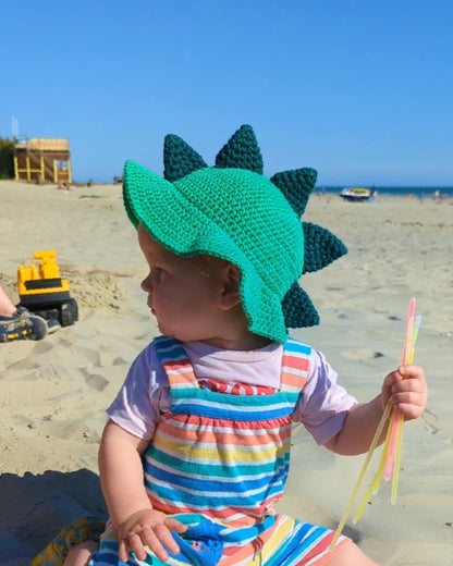 Dino Bucket Hat Crochet Pattern