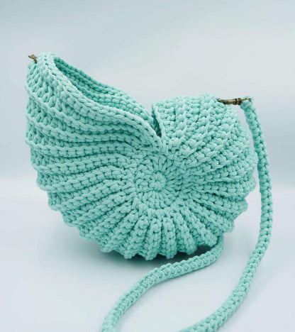 Ammonite Shell Bag Crochet Pattern