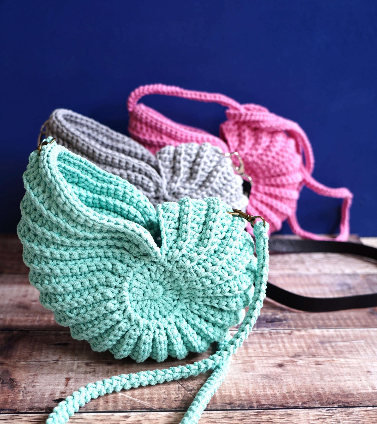 Ammonite Shell Bag Crochet Pattern