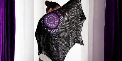 Bat Shawl Crochet Pattern