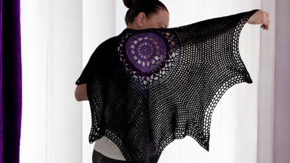 Bat Shawl Crochet Pattern