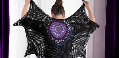 Bat Shawl Crochet Pattern