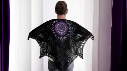 Bat Shawl Crochet Pattern