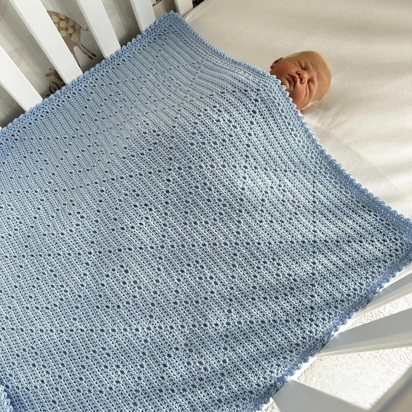 Hearts Baby Blanket Crochet Pattern