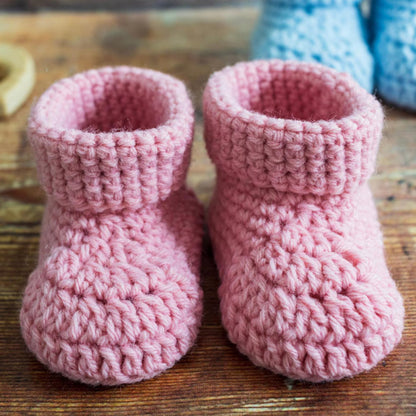 Easy Crochet Baby Bootie Pattern