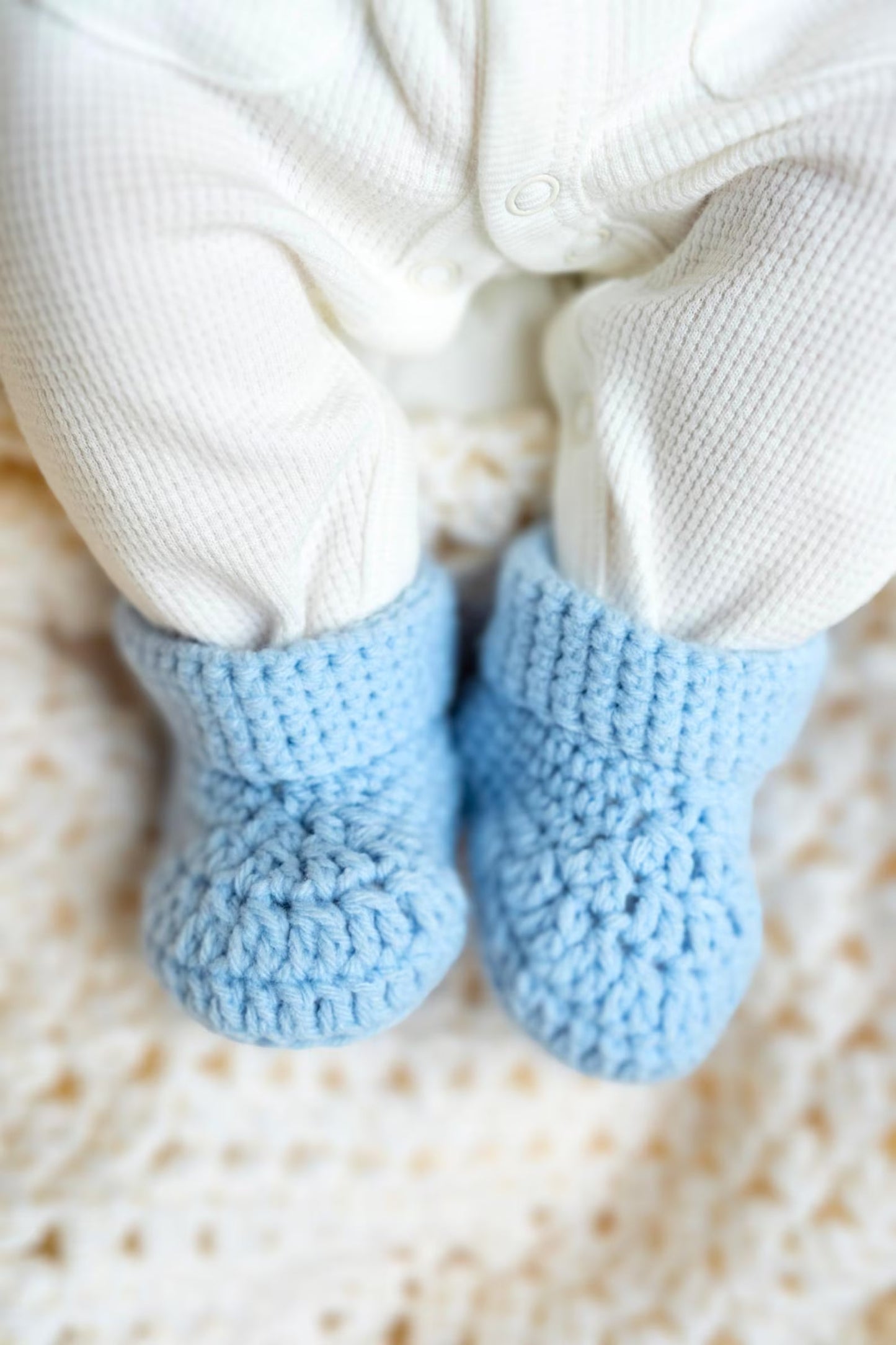 Easy Crochet Baby Bootie Pattern