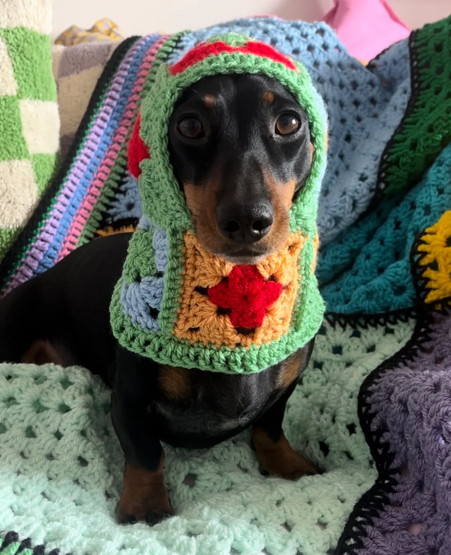 Dog Bark-clava Crochet Pattern