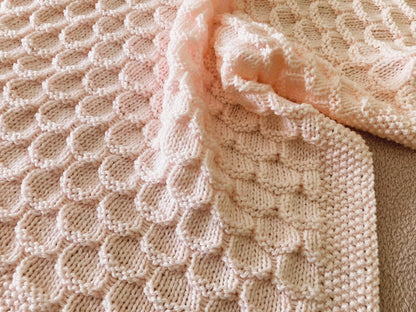 Becca Baby Blanket Knitting Pattern