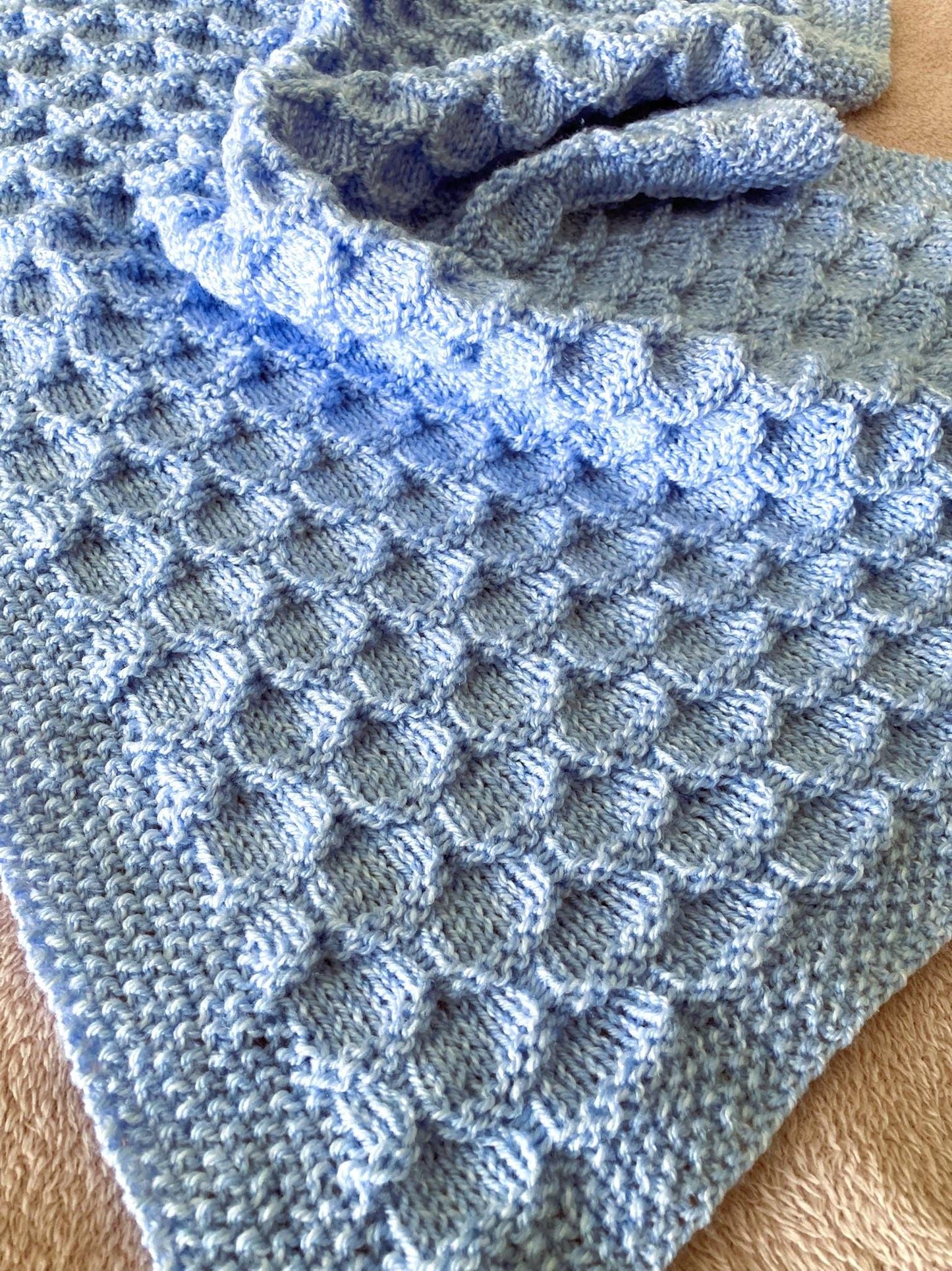 Becca Baby Blanket Knitting Pattern