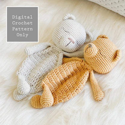 Crochet Bear Lovey Crochet Pattern