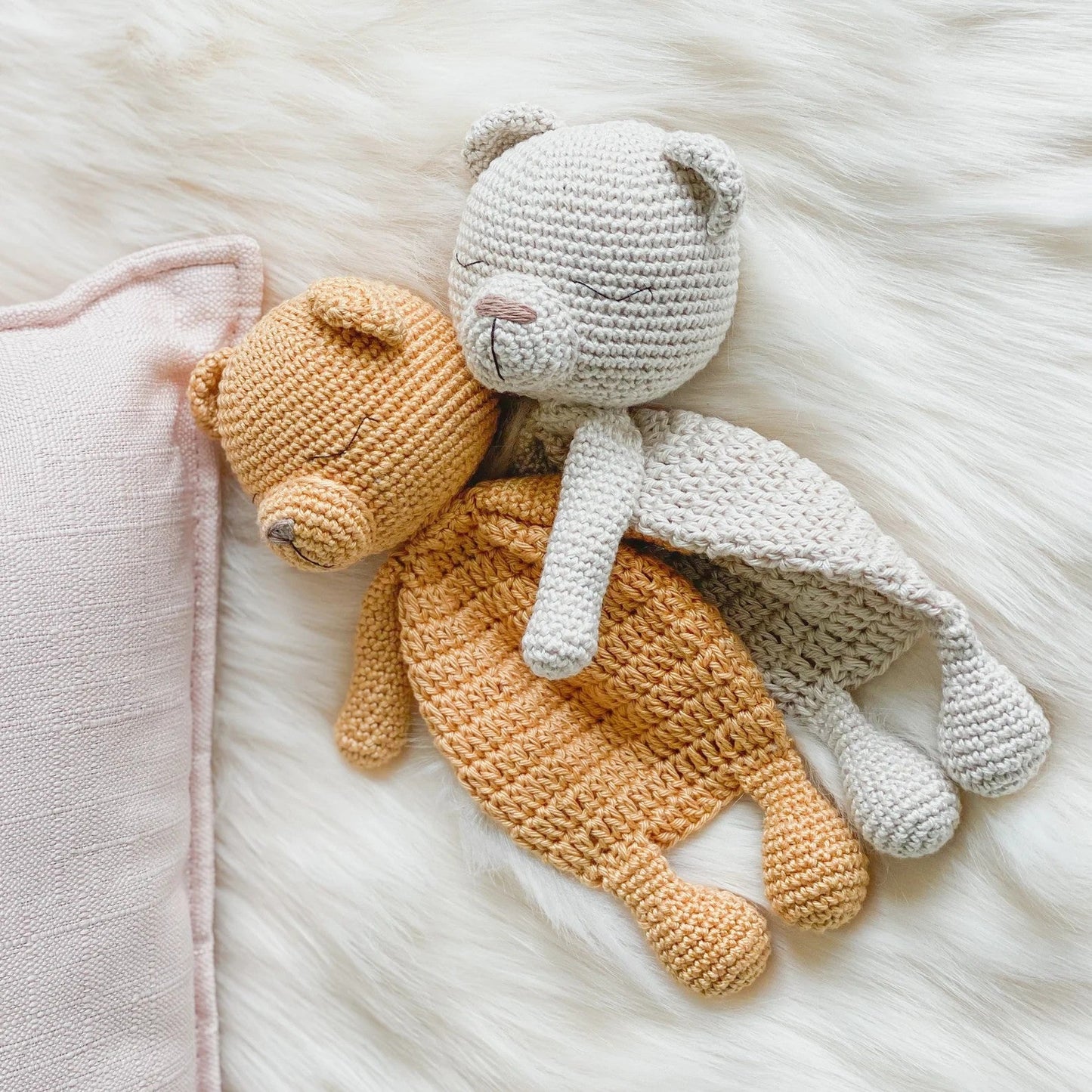 Crochet Bear Lovey Crochet Pattern