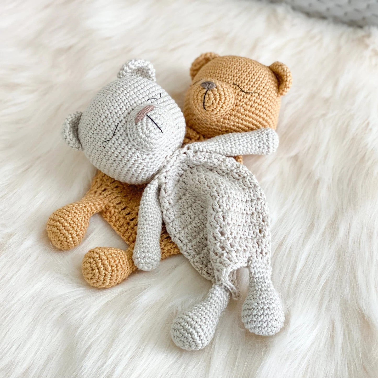 Crochet Bear Lovey Crochet Pattern