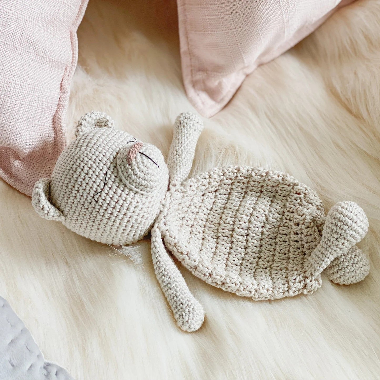 Crochet Bear Lovey Crochet Pattern