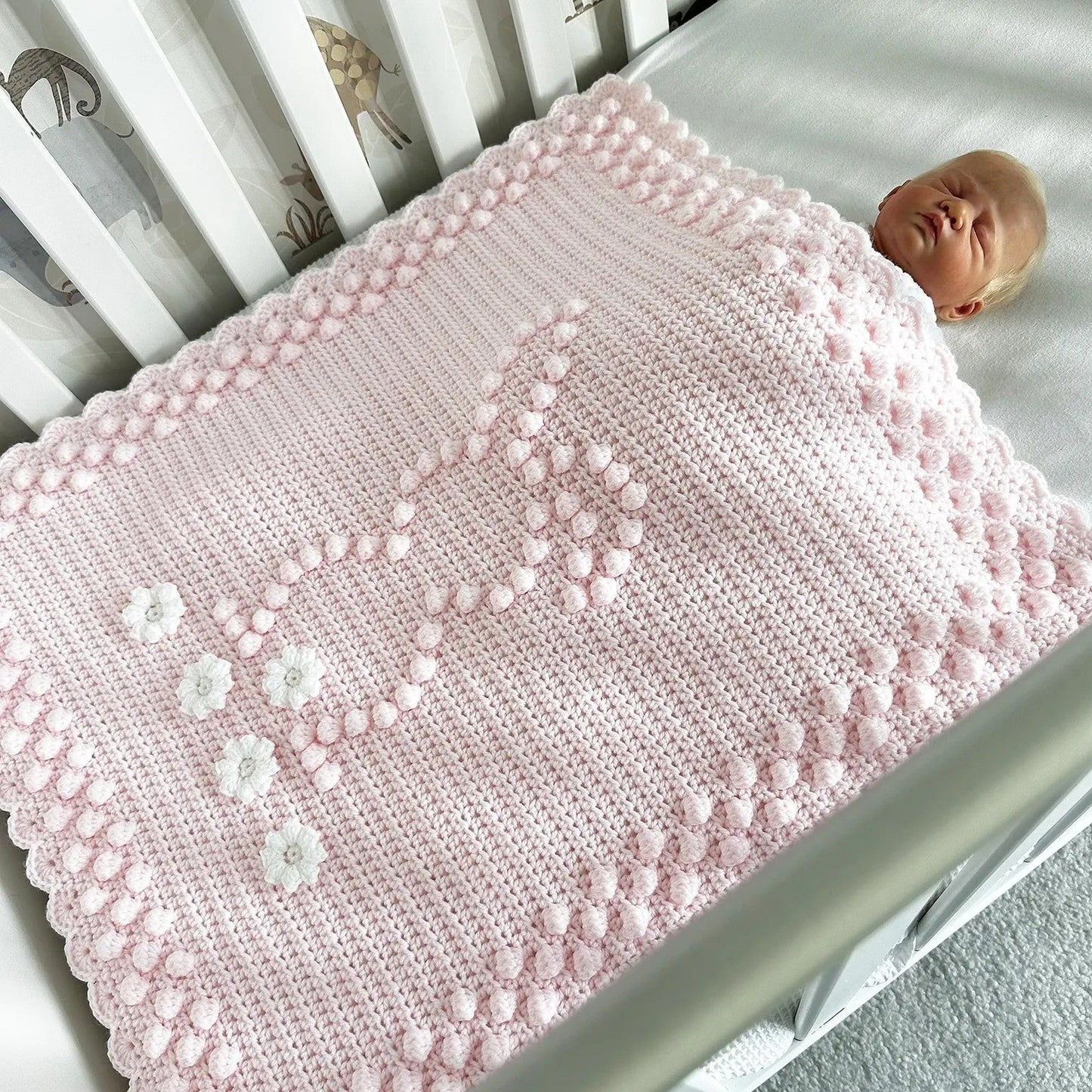 Flopsy Bunny Blanket Crochet Pattern