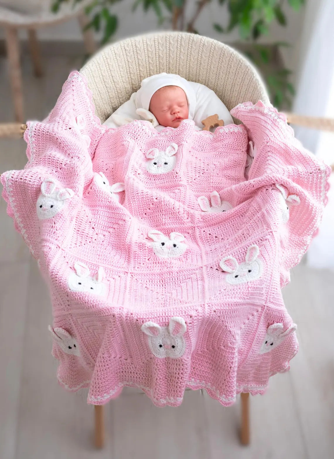 Crochet Bunny Blanket Pattern