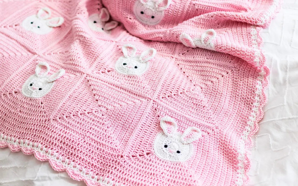 Crochet Bunny Blanket Pattern