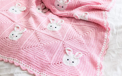 Crochet Bunny Blanket Pattern