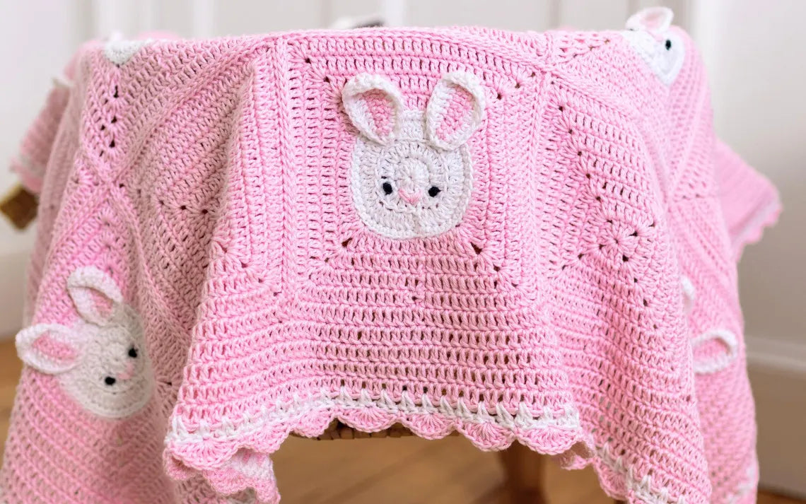 Crochet Bunny Blanket Pattern
