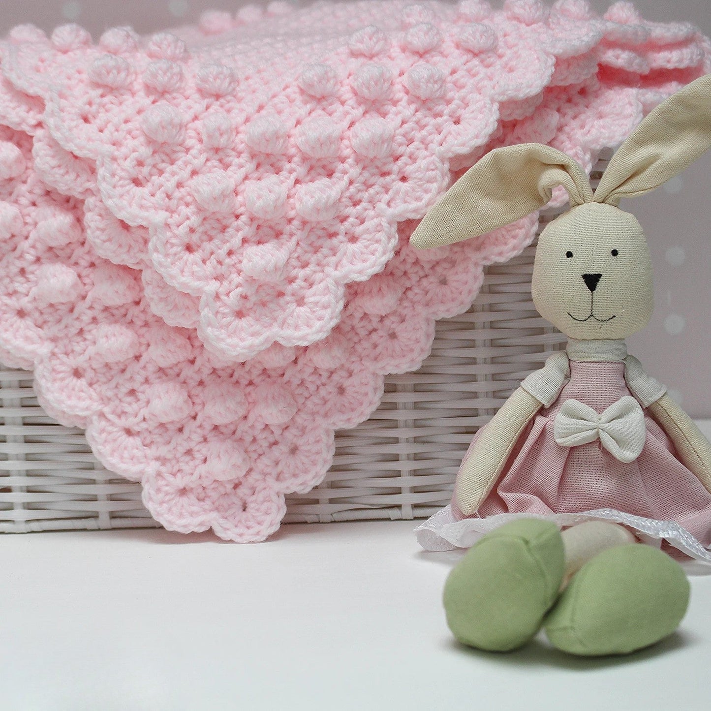 Flopsy Bunny Blanket Crochet Pattern