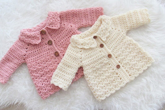 Chloe Baby Cardigan Crochet Pattern