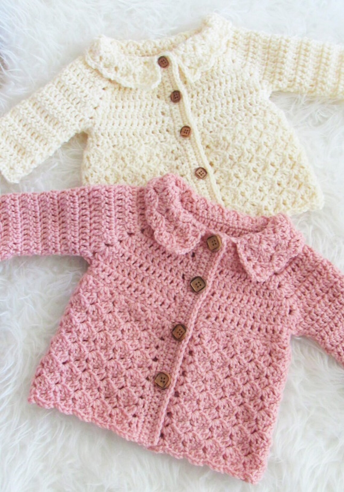 Chloe Baby Cardigan Crochet Pattern