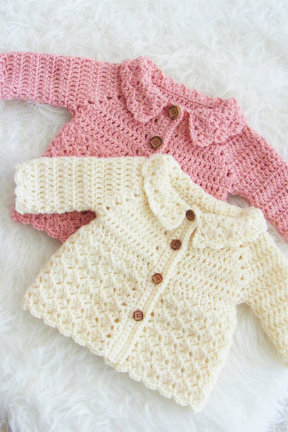 Chloe Baby Cardigan Crochet Pattern