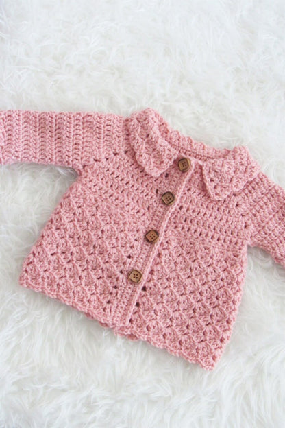 Chloe Baby Cardigan Crochet Pattern