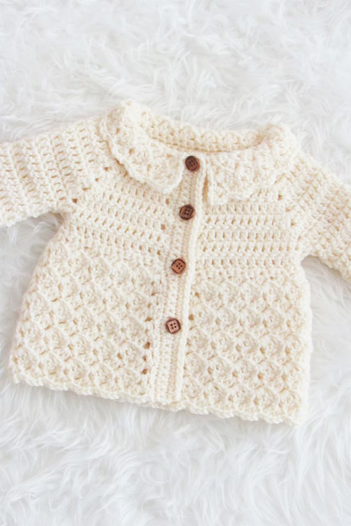 Chloe Baby Cardigan Crochet Pattern