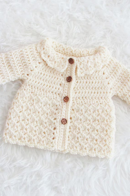 Chloe Baby Cardigan Crochet Pattern