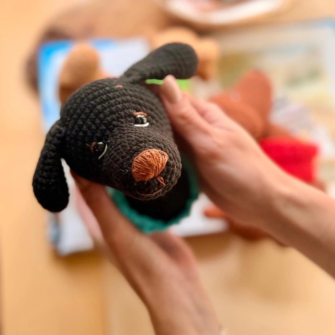 Dachshund in Sweater Crochet Pattern